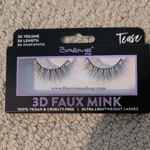 The Crème Shop Tease 3D Faux Mink Lashes - Black